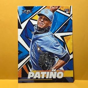 2021 Topps Fire #34 Luis Patino RC Rookie Baseball Base Card Tampa Bay Rays